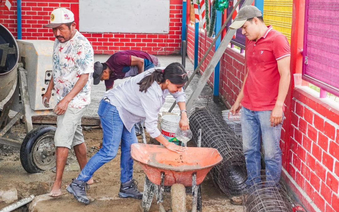 Tequio en el Jardín de Niños “Ana Freud”