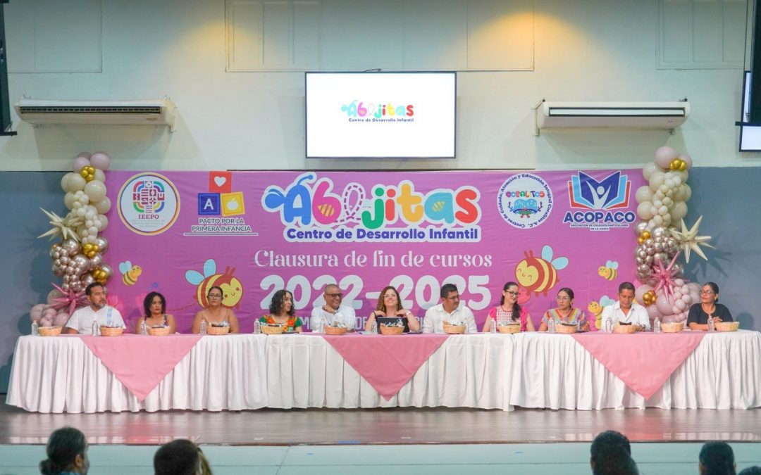 Clausura del ciclo escolar del Preescolar Las Abejitas