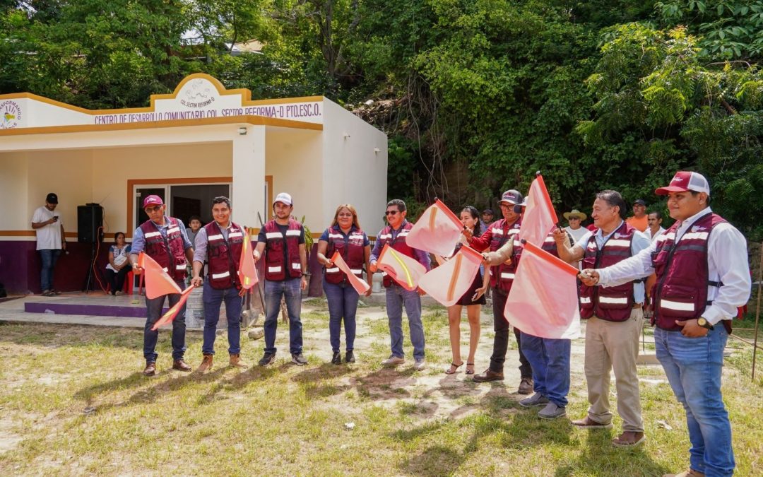 Construcción de un techado en el Sector Reforma «D»