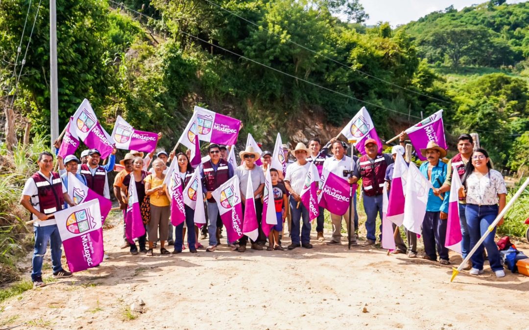 Pavimentación en El Zapote.