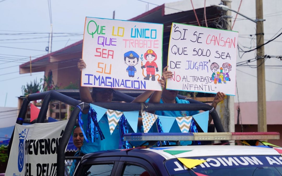 Caravana contra La Explotación del Trabajo Infantil.