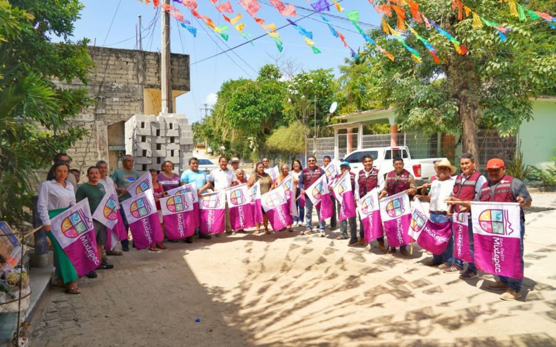 Trabajos de ampliación de la red de agua potable.