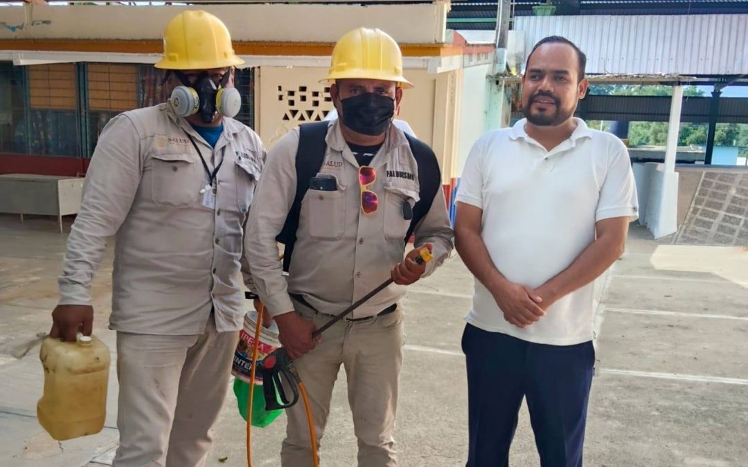 Lucha contra el dengue.