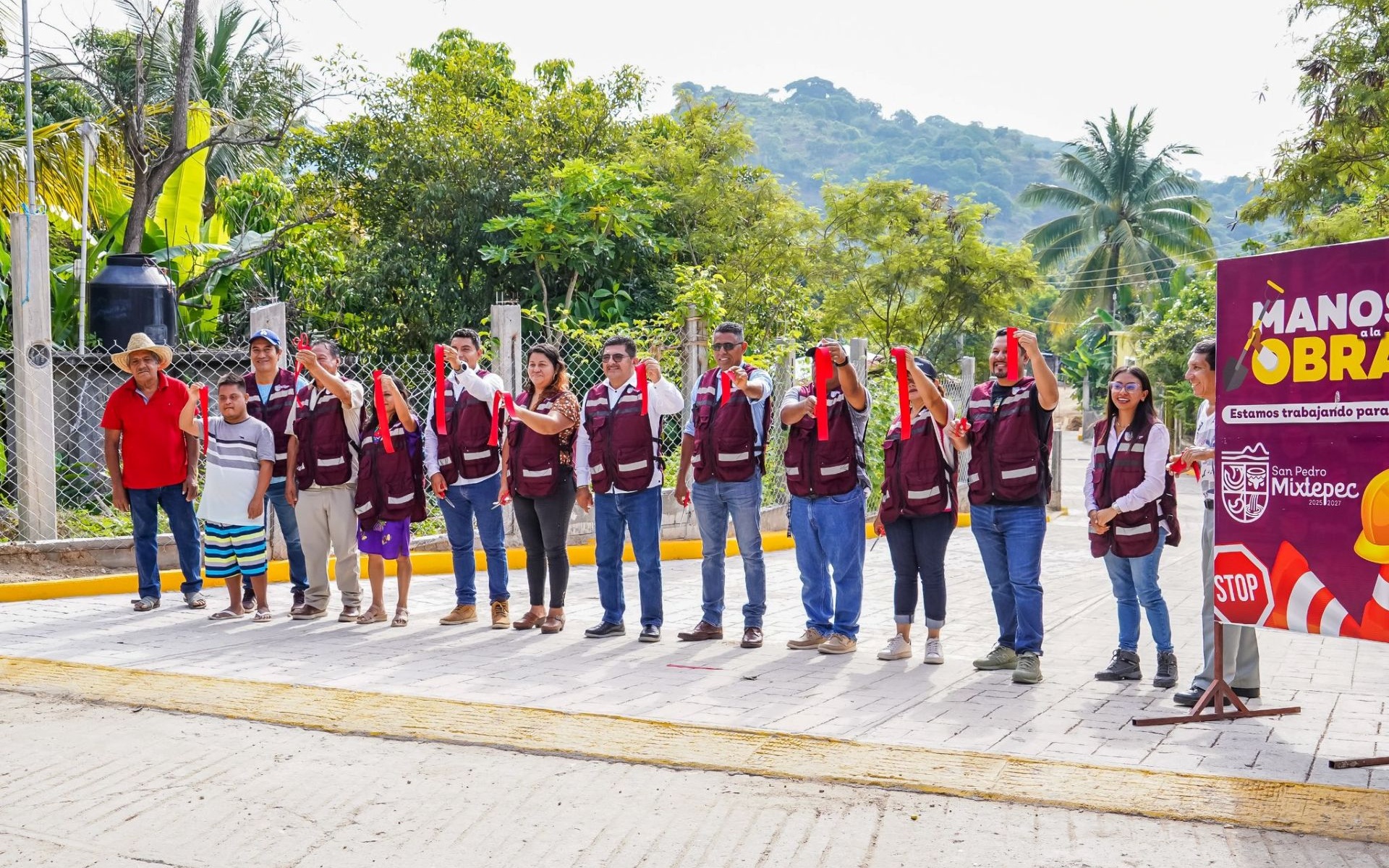 Inauguración en El Huarumbo.