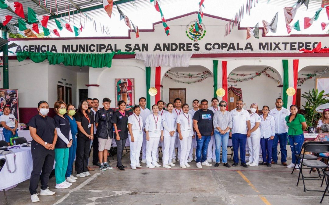 Atención gratuita en San Andrés Copala.