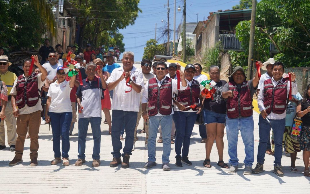 Inauguró la calle Margarita Maza de Juárez.