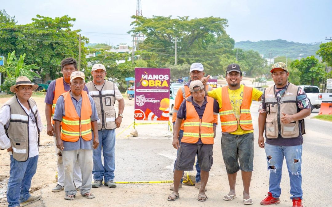 Continúan los trabajos de Bacheo.