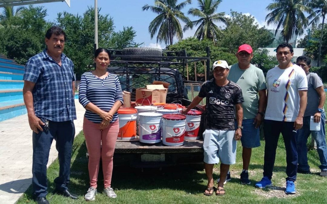 Entrega de material.