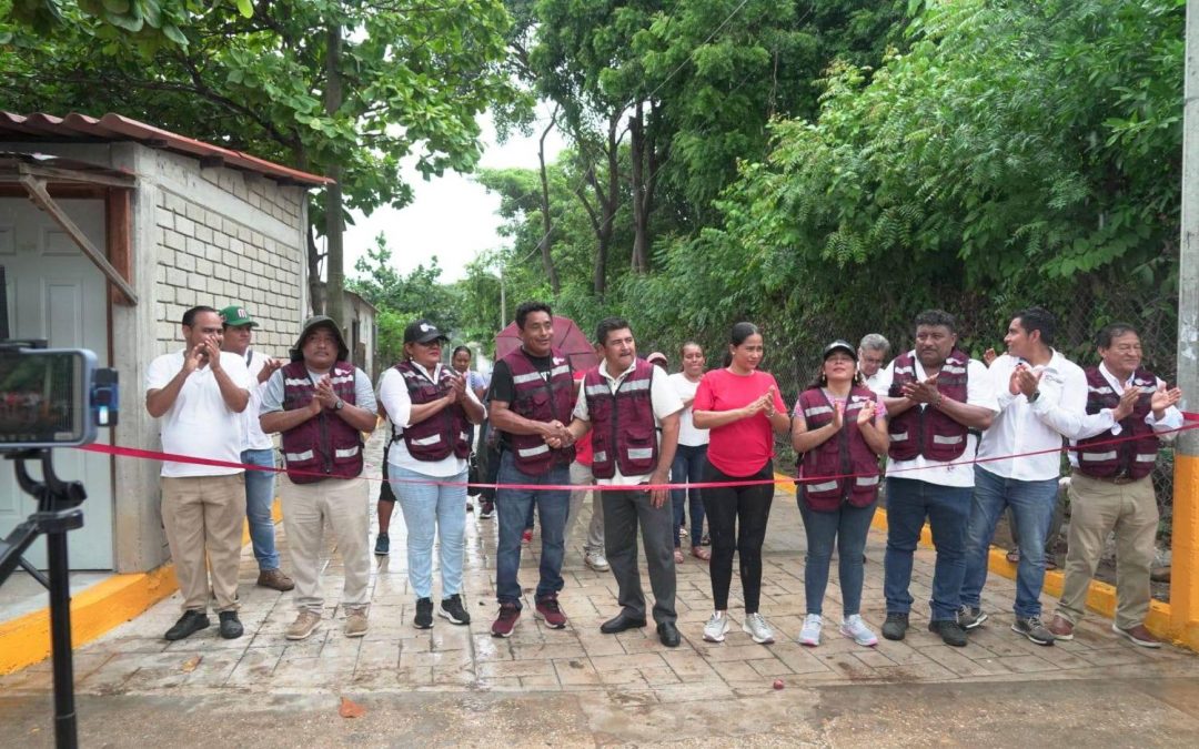 Inauguraron una obra en la Colonia Centro de Bajos de Chila.