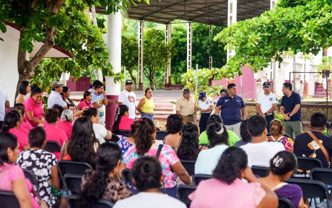 Reunión con los representantes de las mesas directivas del comercio ambulante.