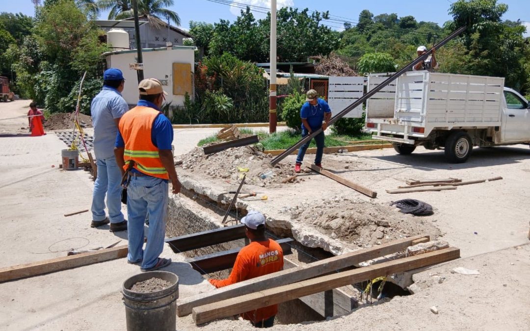 Rehabilitación de la boca de tormenta.
