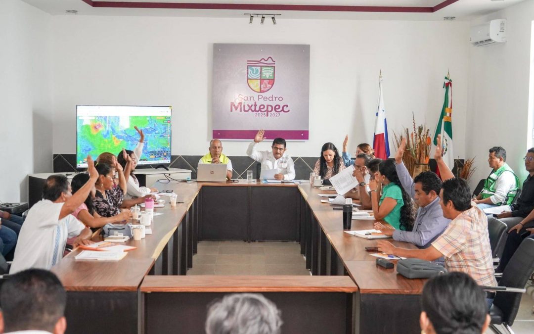 Sesión Permanente del Comité Municipal de Protección Civil.