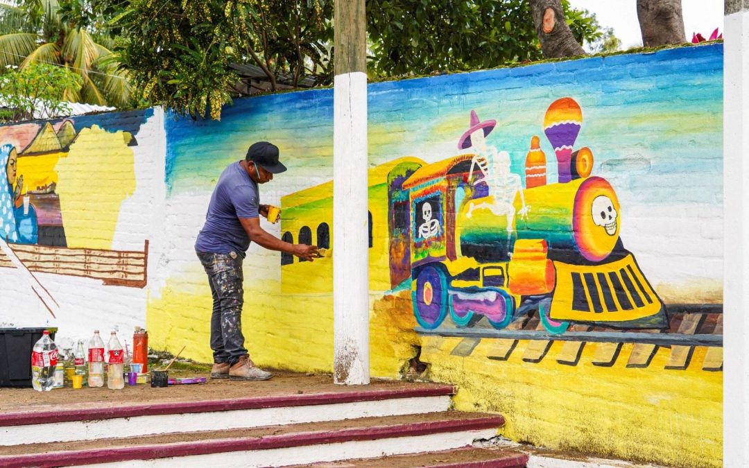 Trabajos de mantenimiento en el Panteón Municipal.