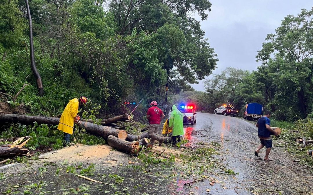 Atendiendo emergencias.